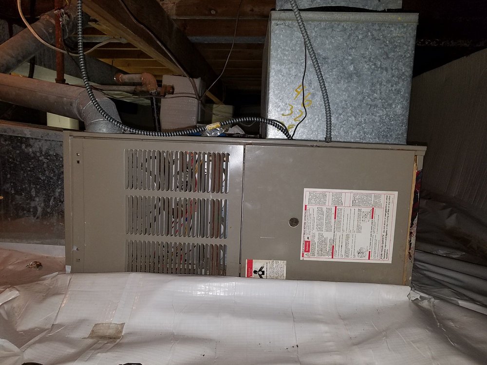 heating duct installation